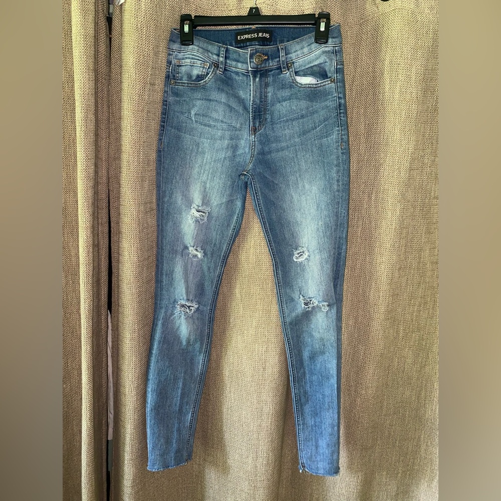 Express high-rise jeans